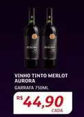 Oferta de Aurora - Vinho Tinto Merlot por R$44,9 em Assaí Atacadista