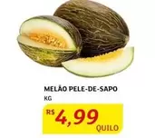 Oferta de Melão Pele-De-Sapo por R$4,99 em Assaí Atacadista