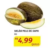 Oferta de Melão Pele-de-Sapo por R$4,99 em Assaí Atacadista