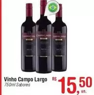 Oferta de Campo Largo - Vinho por R$15,5 em Fort Atacadista