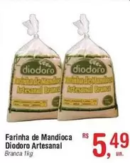 Oferta de De   - Farinha De Mandioca Diodoro por R$5,49 em Fort Atacadista