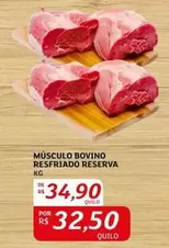 Oferta de Bovino - Músculo Bovino Resfriado Reserva por R$34,9 em Assaí Atacadista