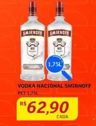 Oferta de Smirnoff - Vodka Nacional por R$62,9 em Assaí Atacadista