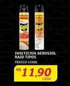 Oferta de Raid - Inseticida Aerossol por R$11,9 em Assaí Atacadista