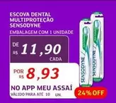 Oferta de Sensodyne - Escova Dental Multiprotecao por R$11,9 em Assaí Atacadista