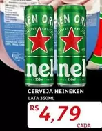 Oferta de Heineken - Cerveja por R$4,79 em Assaí Atacadista