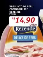 Oferta de Rezende - Presunto De Peru Cozido Delice por R$14,9 em Assaí Atacadista