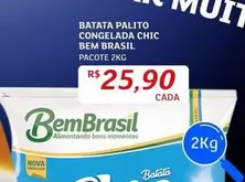 Oferta de Bem Brasil - Batata Palito Congelada Chic por R$25,9 em Assaí Atacadista