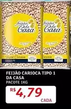 Oferta de Casa - Feijão Carioca Tipo 1 Da por R$4,79 em Assaí Atacadista