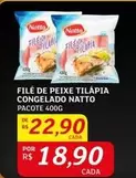 Oferta de Natto - File De Peixe Tilápia Congelado por R$22,9 em Assaí Atacadista