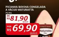 Oferta de Maturatta - Picanha Bovina Congelada A Vacuo por R$81,9 em Assaí Atacadista