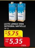 Oferta de Natville - Leite Longa Vida Integral por R$5,75 em Assaí Atacadista