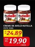 Oferta de Nutella - Creme De Avelã por R$24,89 em Assaí Atacadista