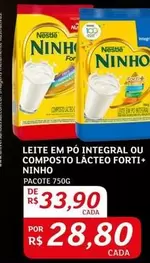 Oferta de Nestlé - Leite Em Pó Integral Ou Composto Lácteo Forti por R$33,9 em Assaí Atacadista