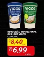 Oferta de Vigor - Requeijão Tradicional Ou Light por R$8,4 em Assaí Atacadista