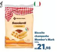 Oferta de Member's Mark - Biscoito Champanhe por R$21,98 em Sam's Club