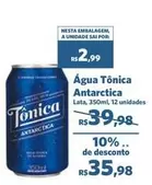 Oferta de Antarctica - Água Tônica por R$35,98 em Sam's Club