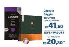 Oferta de Orfeu - Cápsula ou por R$41,6 em Sam's Club