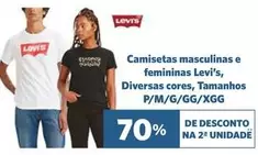 Oferta de De   - Camisetas Masculinas E Femininas em Sam's Club