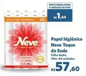 Oferta de Neve - Papel Higiênico Toque Da Seda por R$57,6 em Sam's Club