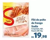 Oferta de Sadia - Filé De Peito De Frango por R$19,98 em Sam's Club