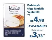 Oferta de Venturelli - Farinha De Trigo Famiglia por R$4,98 em Sam's Club