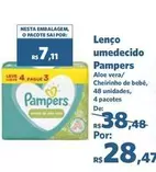 Oferta de Pampers - Lenço Umedecido por R$28,47 em Sam's Club