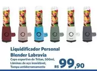 Oferta de Personal - Liquidificador  Bender Labravia por R$99,9 em Sam's Club