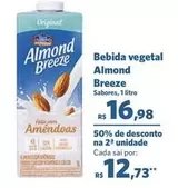 Oferta de Breeze - Bebida Vegetal por R$16,98 em Sam's Club