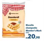 Oferta de Member's Mark - Biscoito Champanhe por R$20,98 em Sam's Club