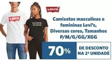 Oferta de De   - Camisetas Masculinas E Femininas em Sam's Club