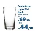 Oferta de De   - Conjunto De Copos Pint por R$44,98 em Sam's Club