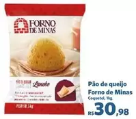 Oferta de Forno de Minas - Pão De Queijo por R$30,98 em Sam's Club