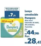 Oferta de Pampers - Lenço Umedecido por R$28,47 em Sam's Club