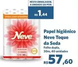 Oferta de Neve - Papel Higiênico Toque Da Seda por R$57,6 em Sam's Club