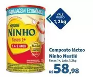 Oferta de Nestlé - Composto Lácteo Ninho por R$58,98 em Sam's Club