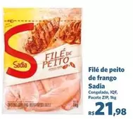 Oferta de Sadia - Filé De Peito De Frango por R$21,98 em Sam's Club