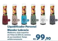 Oferta de Personal - Liquidificador  Bender Labravia por R$99,9 em Sam's Club