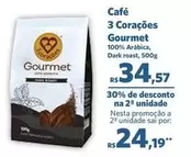 Oferta de 3 Corações - Café por R$34,57 em Sam's Club