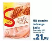 Oferta de Sadia - Filé De Peito De Frango por R$21,98 em Sam's Club