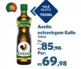 Oferta de Gallo - Azeite extravirgem por R$69,98 em Sam's Club