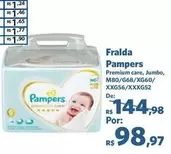 Oferta de Pampers - Fralda por R$98,97 em Sam's Club