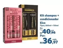 Oferta de Casa - Kit Shampoo + Condicionador por R$36,97 em Sam's Club