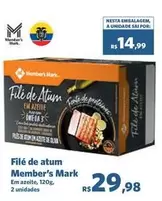 Oferta de De   - Filé De Atum por R$14,99 em Sam's Club