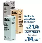 Oferta de Aveia - Bebida De Aveia por R$21,98 em Sam's Club