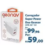 Oferta de Super - Carregador  Power Duo por R$59 em Sam's Club