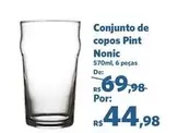 Oferta de De   - Conjunto De Copos Pint por R$44,98 em Sam's Club