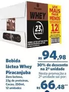 Oferta de Piracanjuba - Bebida Lactea Whey por R$94,98 em Sam's Club