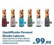 Oferta de Personal - Liquidificador  Bender Labravia por R$99,9 em Sam's Club