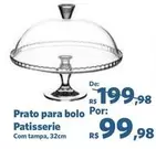 Oferta de Prato Para Bolo por R$99,98 em Sam's Club